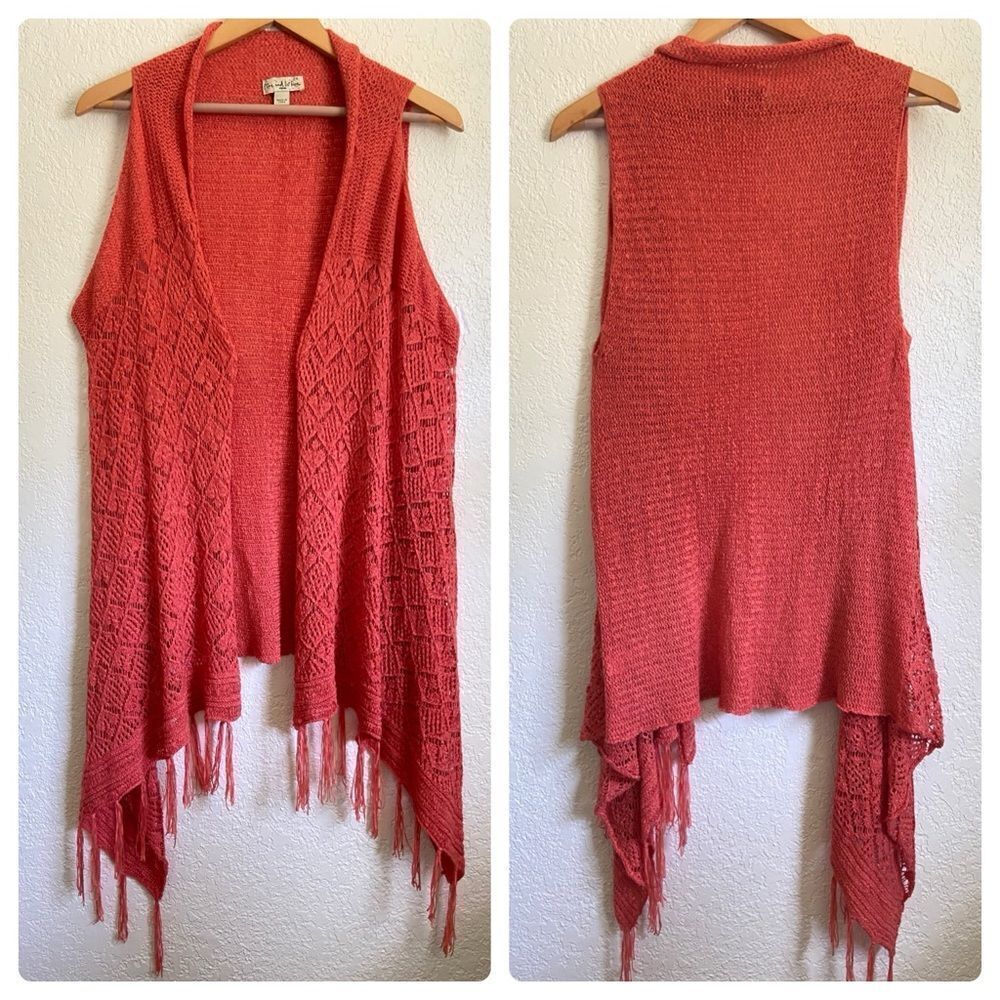 Live And Let Live Boho Vest With Fringe